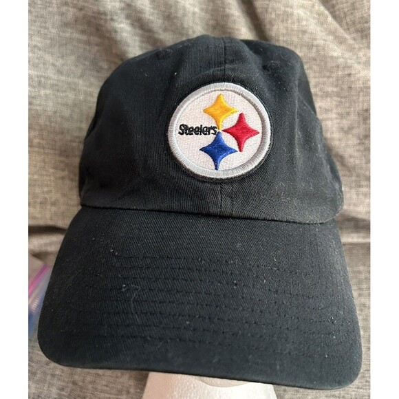 ’47 Other - Pittsburgh Steelers Hat Cap Black '47 Brand Adjustable Hat
